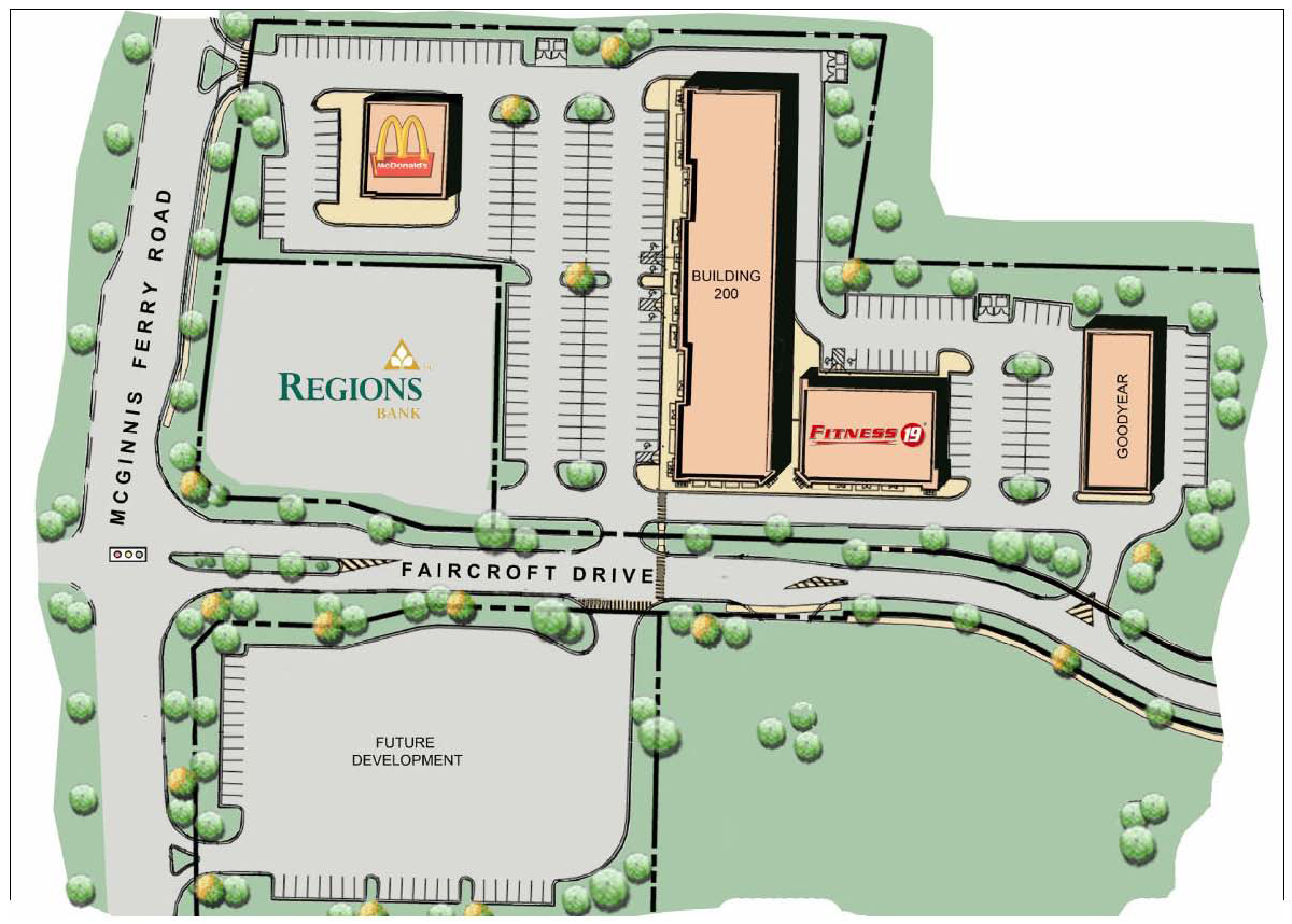 McGinnis Ferry Promenade - SOLD McGinnis Ferry Promenade Site Plan - McGinnis Ferry Promenade - SOLD